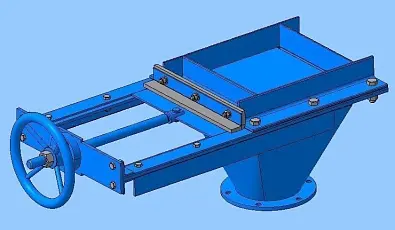 Затвор шиберный 3Ш-650х650-МР